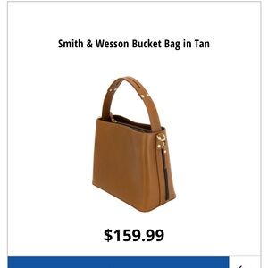 Smith & Wesson Tan concealed carry Bucket Bag